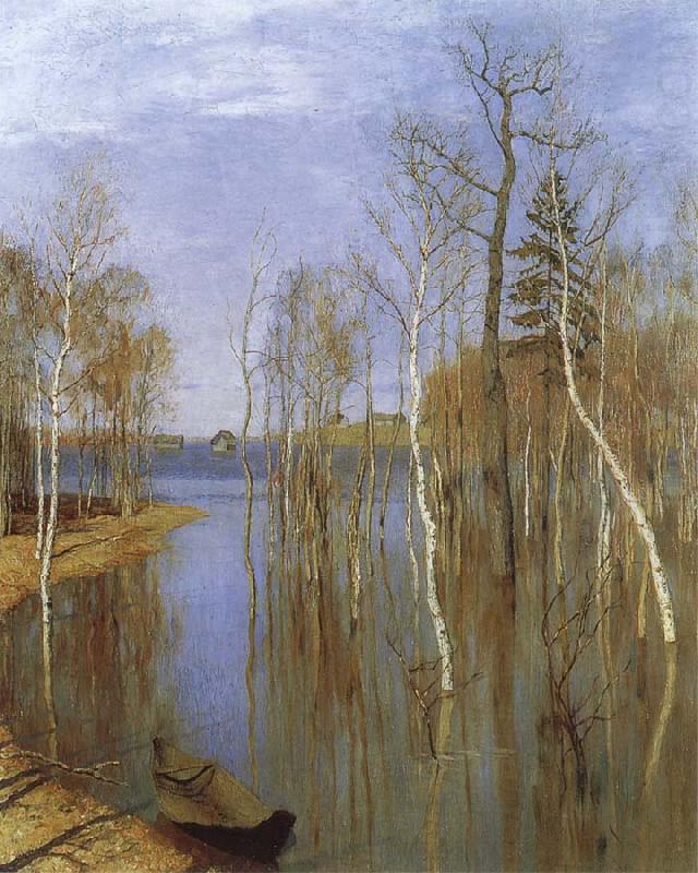 Spring,Flood Water, Isaac Levitan